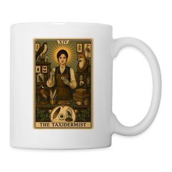 Präparatorin | Taxidermie Tarot - Tasse - Weiß - Rechts