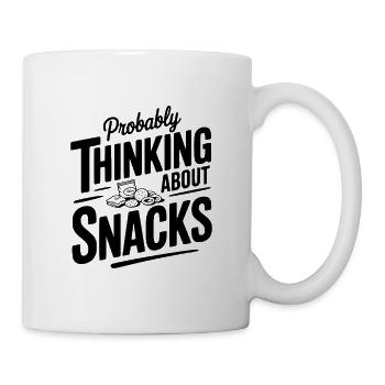 Probably Thinking About Snacks - Mug - white - Right