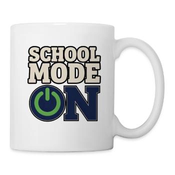 Back to School – School Mode On Power Button - Mug - white - Right