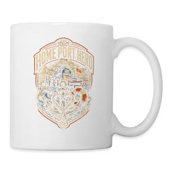 Küstenwache Rettungsschwimmer Home Port Hero - Tasse - Weiß - Rechts