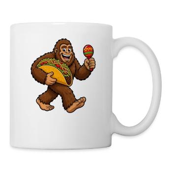Bigfoot Taco Cinco de Mayo Lustiger Taco Bigfoot - Tasse - Weiß - Rechts