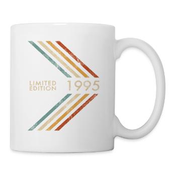 1995 Limited Edition Birthday Man Woman Retro - Mug - white - Right