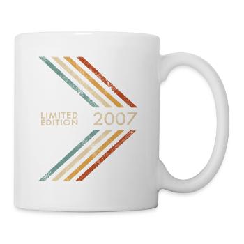 2007 Limited Edition Birthday Man Woman Retro - Mug - white - Right
