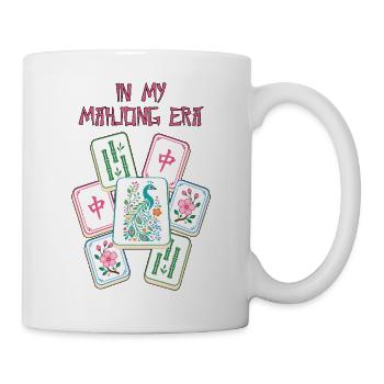 In meiner Mahjong-Ära Mahjong Spiel Social Club - Tasse - Weiß - Rechts