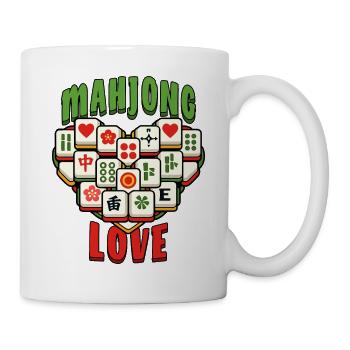Mahjong Game Social Club Love Mahjong - Mug - white - Right