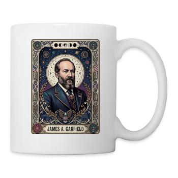 James A Tarotkarte - Tasse - Weiß - Rechts
