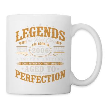 2006 Jahrgang Vintage Geburtstag Geschenk Retro - Tasse - Weiß - Rechts