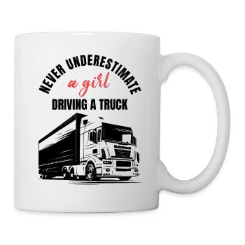 Girl Truck Driver - Mug - white - Right