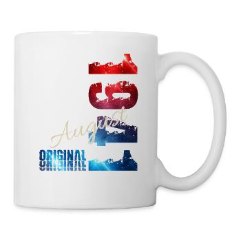 85. Geburtstag Geschenk Original August 1941 - Tasse - Weiß - Rechts