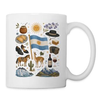 Argentinien | Tango, Anden & Pampas - Tasse - Weiß - Rechts