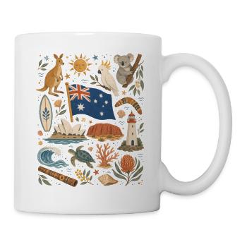 Australia | Outback, Coast & Adventure - Mug - white - Right
