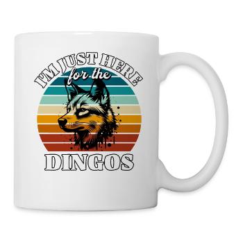 Lustige Australischer Wildhund Sprüche - Tasse - Weiß - Rechts