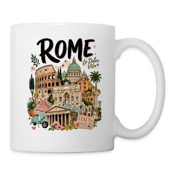 Rome la Dolce Vita Design - Mug - white - Right