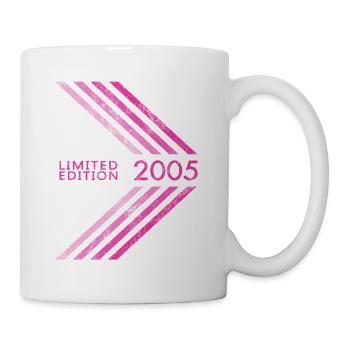2005 Limited Edition Geburtstag Frauen Damen - Tasse - Weiß - Rechts