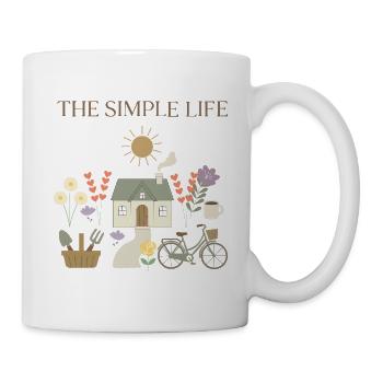 The Simple Life Cottage Garden - Tasse - Weiß - Rechts