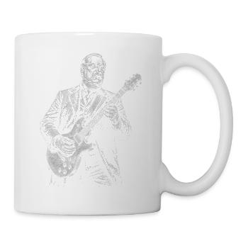 Grover Cleveland Gitarre - Tasse - Weiß - Rechts