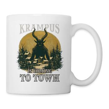 Krampus kommt in die Stadt - Tasse - Weiß - Rechts