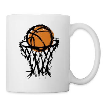 Basketball  - Tasse - Weiß - Rechts