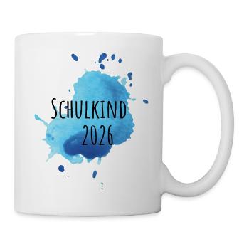 Schulkind 2026 - Abenteuer Schule beginnt - Tasse - Weiß - Rechts