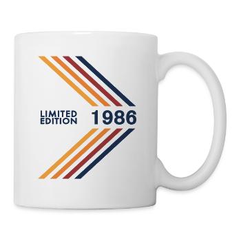 1986 Limited Edition Geburtstag Herren Damen - Tasse - Weiß - Rechts