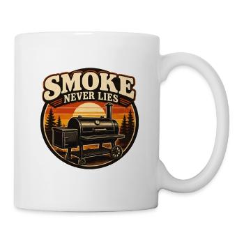 Smoke Never Lies - Tasse - Weiß - Rechts
