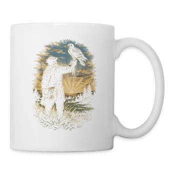 Falknerei Falkner - Tasse - Weiß - Rechts