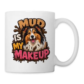 Shetland Shepherd - Tasse - Weiß - Rechts