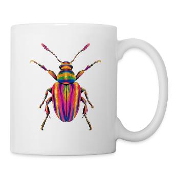 Maikäfer Süßer Hirschkäfer Nashornkäfer Insekten - Tasse - Weiß - Rechts