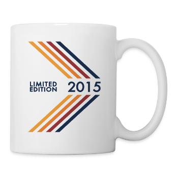 2015 Limited Edition Geburtstag Mädchen Jungen - Tasse - Weiß - Rechts