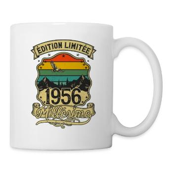 Édition Limitée 1956 Millésime Anniversaire - Mug blanc - blanc - Droite