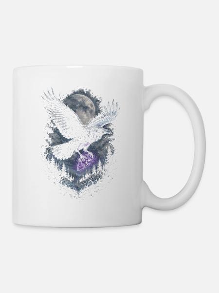 Rabe Raben - Tasse - Weiß