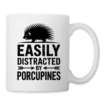 Porcupine Sayings Porcupine Gift - Mug - white - Right