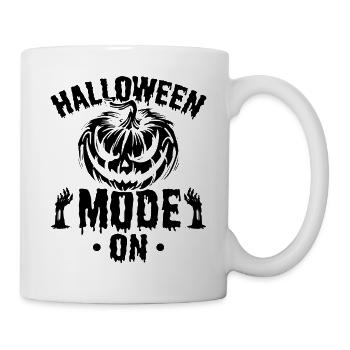 Pumpkin Halloween Mode On - Halloween Pumpkin - Mug - white - Right