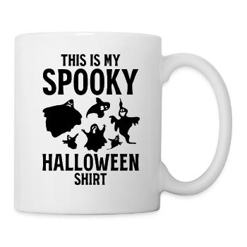 This is my Spooky Halloween Shirt Halloween - Tasse - Weiß - Rechts