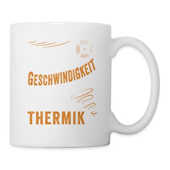 Ich suche Thermik Segelflug - Tasse - Weiß - Rechts