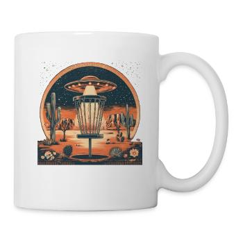 Disc Golf Outfit Lustiges Discgolf T - Tasse - Weiß - Rechts
