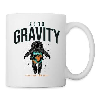 Zero Gravity Astronaut Erde Weltraum - Tasse - Weiß - Rechts