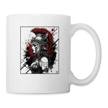 Valkyrie Kriegshelm Punk - Tasse - Weiß - Rechts