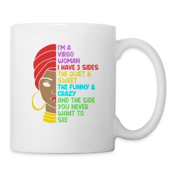 Sternzeichen Jungfrau - Tasse - Weiß - Rechts