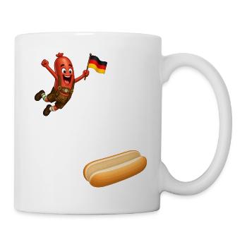 Schnitzel that goes into a bun - Mug - white - Right