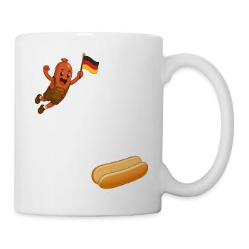 Schnitzel that goes into a bun - Mug - white - Right