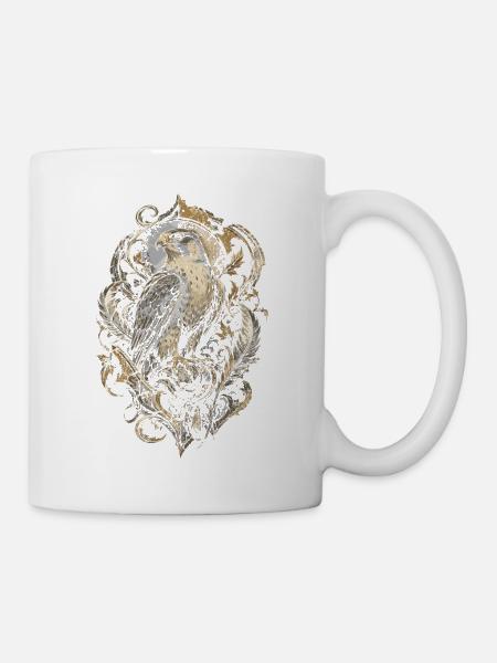 Falknerei Falkner - Tasse - Weiß