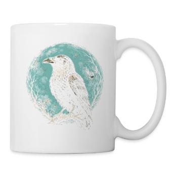 Rabe Raben - Tasse - Weiß - Rechts