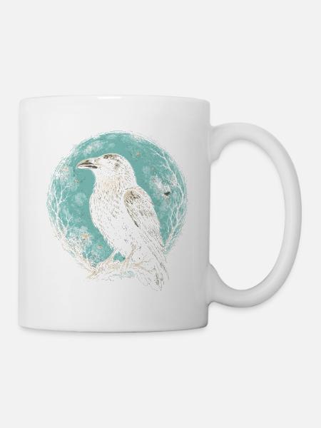 Rabe Raben - Tasse - Weiß