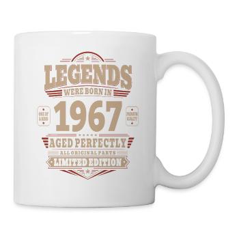 59th Birthday Gift Husband 1967 Vintage Retro - Mug - white - Right