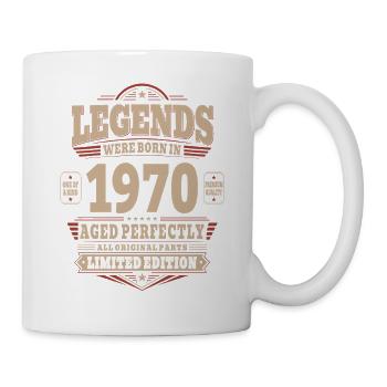 56th Birthday Gift Husband 1970's Vintage Retro - Mug - white - Right