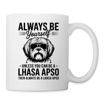 Lhasa Apso Drôle, Cadeau Lhasa Apso - Mug blanc - blanc - Droite