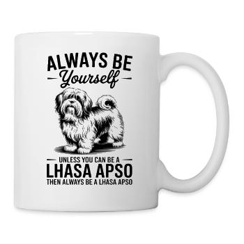Lhasa Apso Sprüche Lustiges Lhasa Apso Geschenk - Tasse - Weiß - Rechts