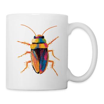 Kakerlake Küchenschabe Insekten Schabe Kakerlaken - Tasse - Weiß - Rechts