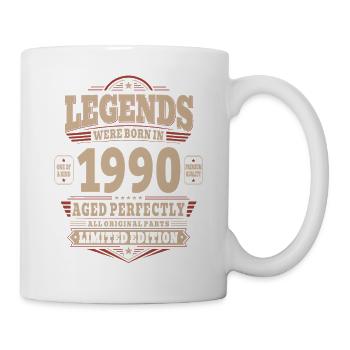 36th Birthday Gift Husband 1990's Vintage Retro - Mug - white - Right